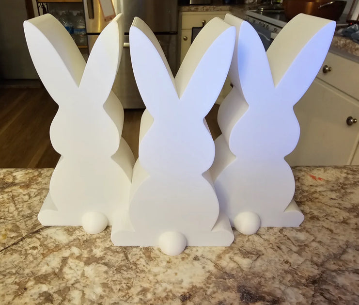 3D Printed Bunny trio