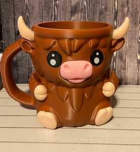 Highland Cow Ice Holder