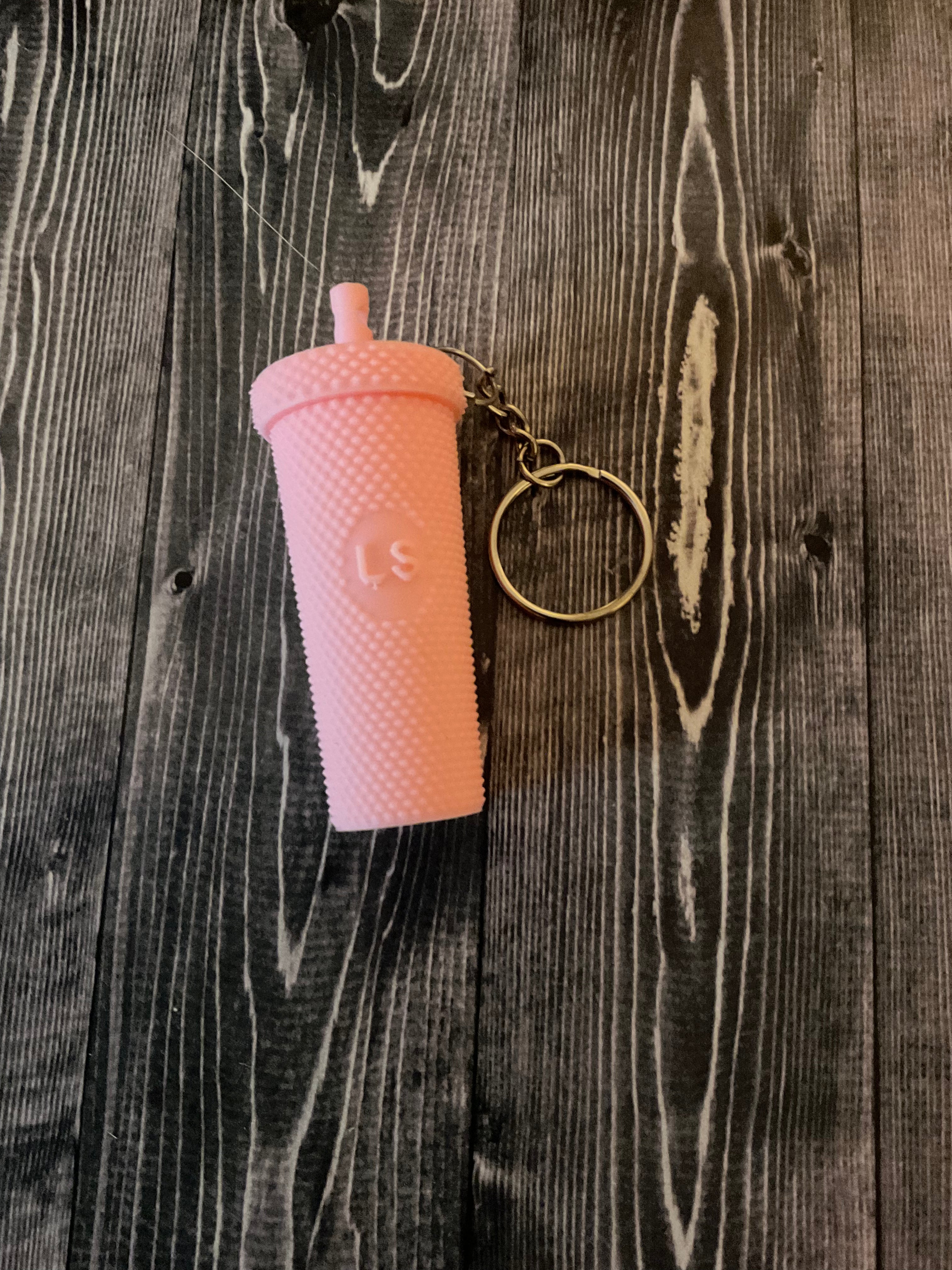 Starbucks keychain with storage