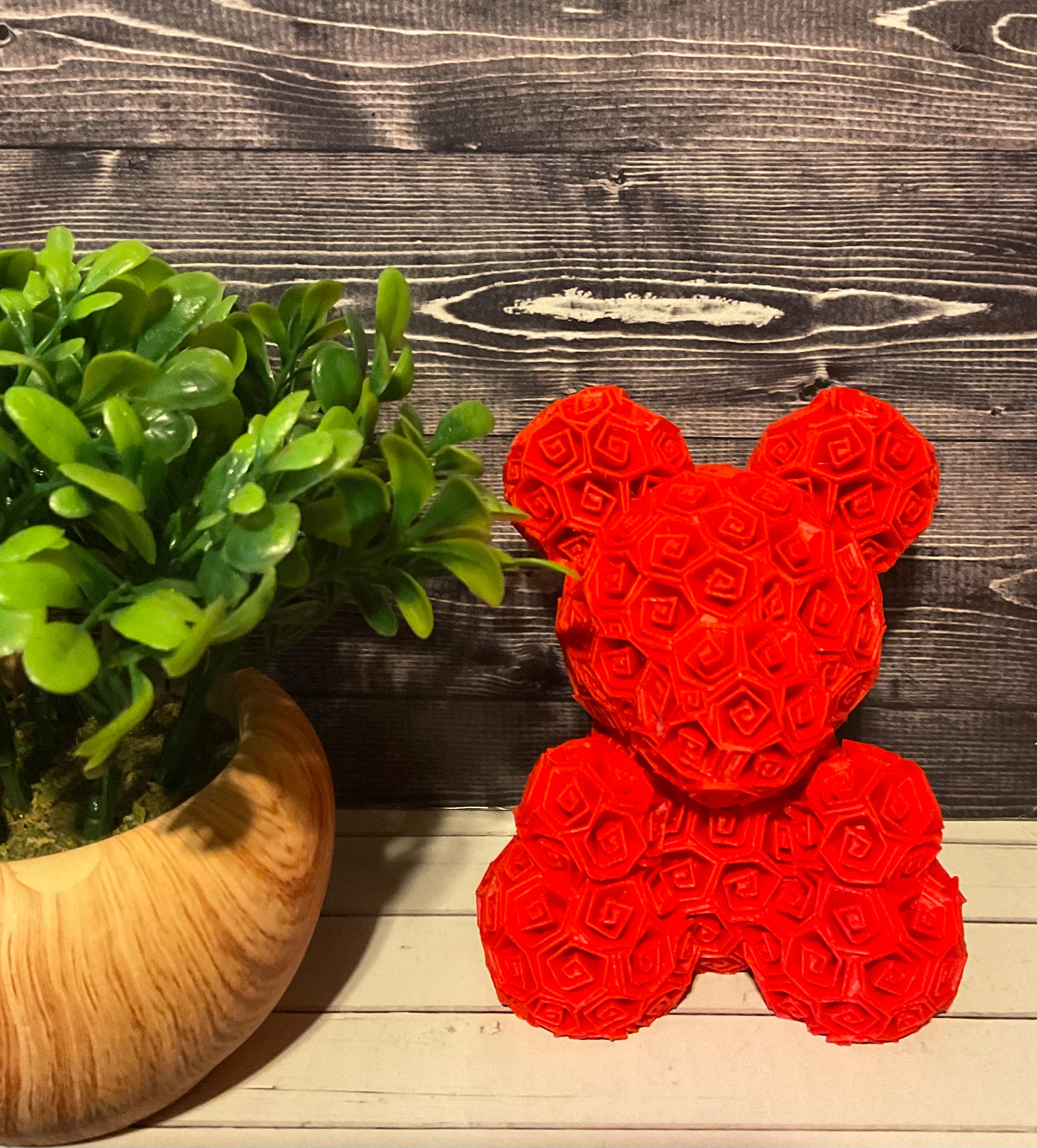 Rose Bear 3D printed