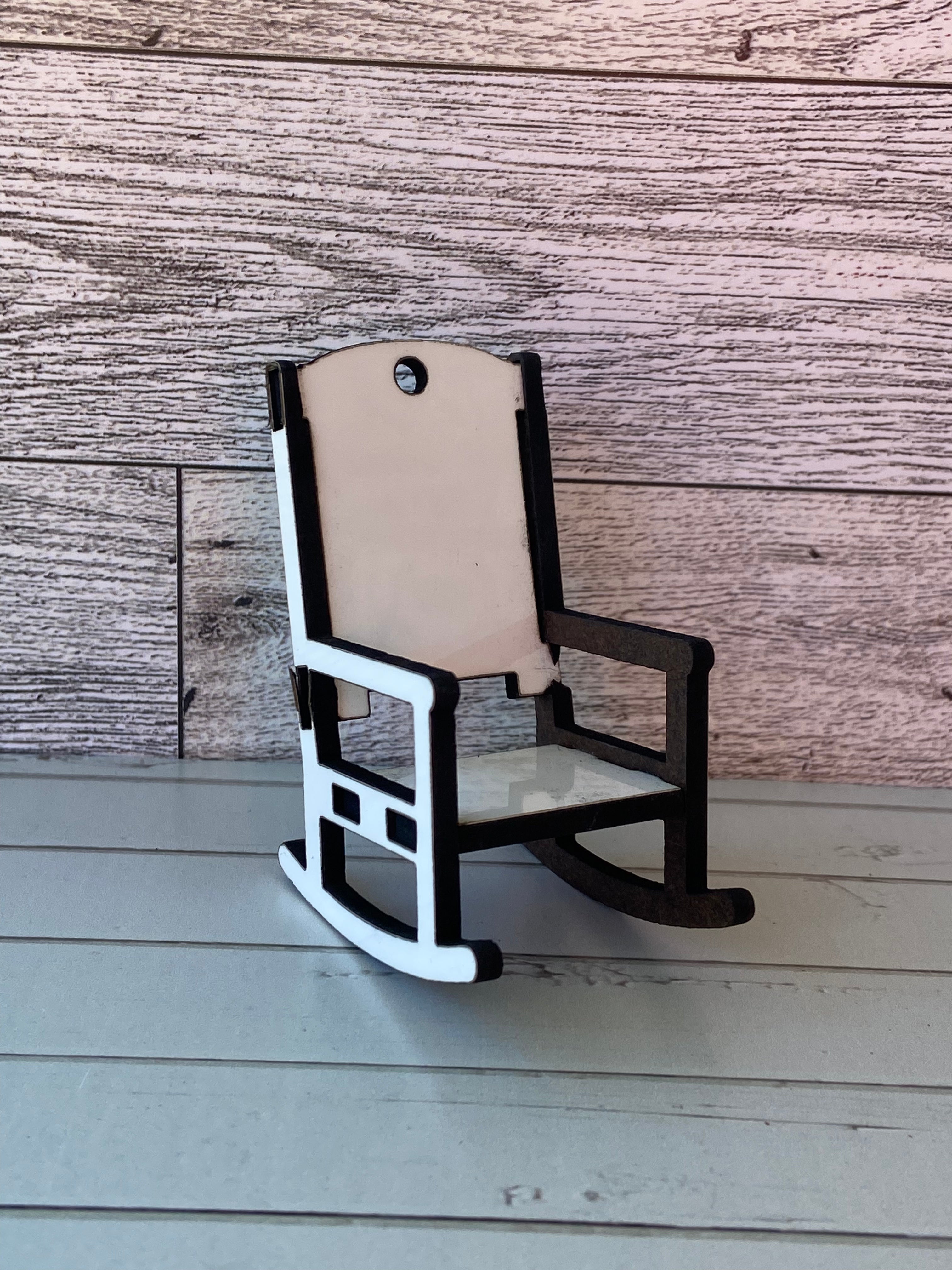 Rocking chair ornament